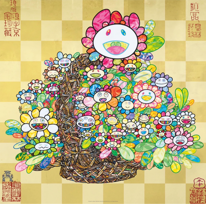 A Bouquet in a Basket