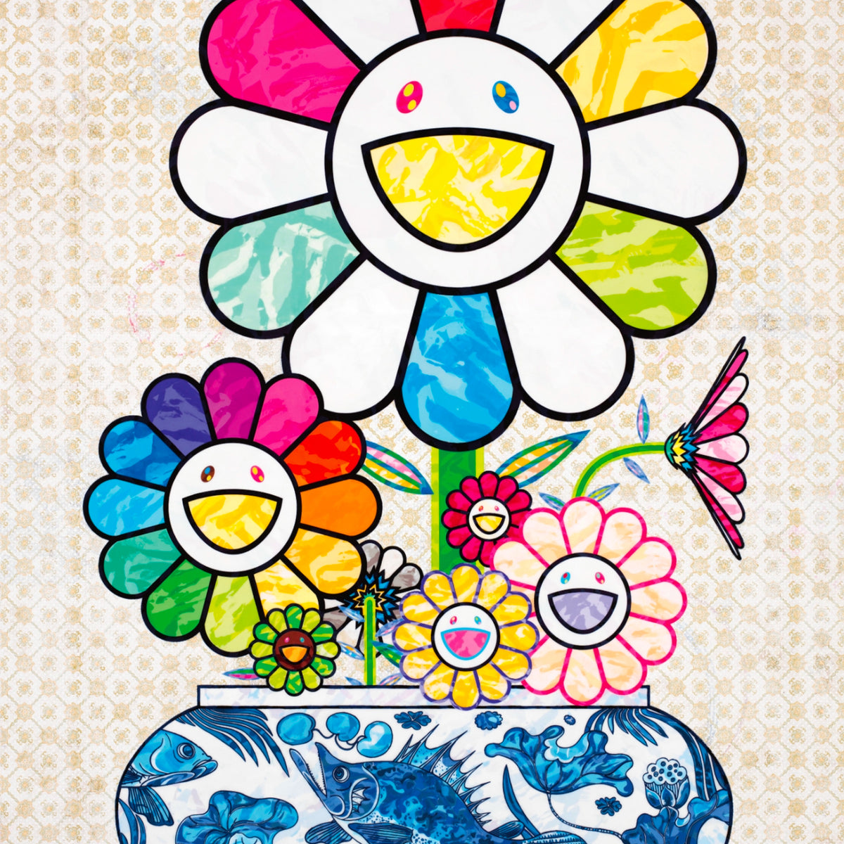 版画 Homage to Takashi Murakami Flowers 3_P Madsaki - Homage to Takashi Murakami Flowers 3_P– Takaoka Art