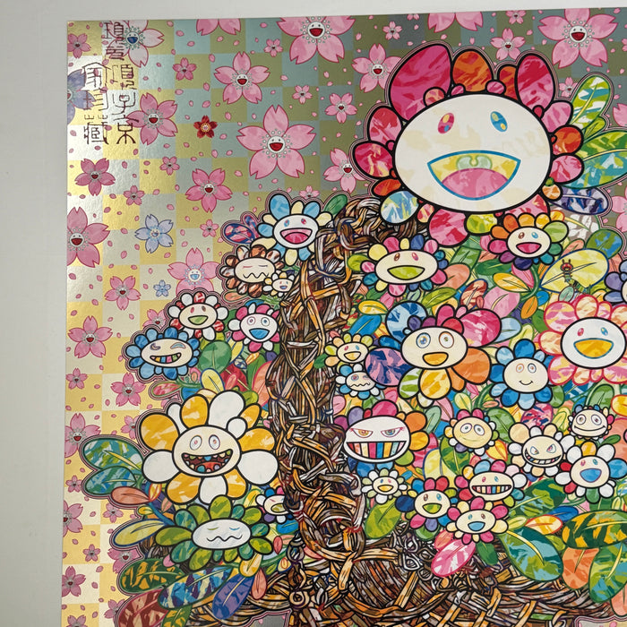 Homage to 'Basket of Flowers' by Song Dynasty Artist Li Song