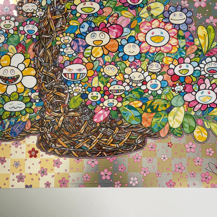 Homage to 'Basket of Flowers' by Song Dynasty Artist Li Song