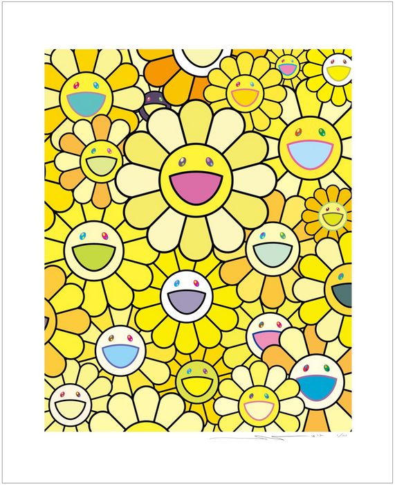 Flowers and Prosperity Golden Yellow