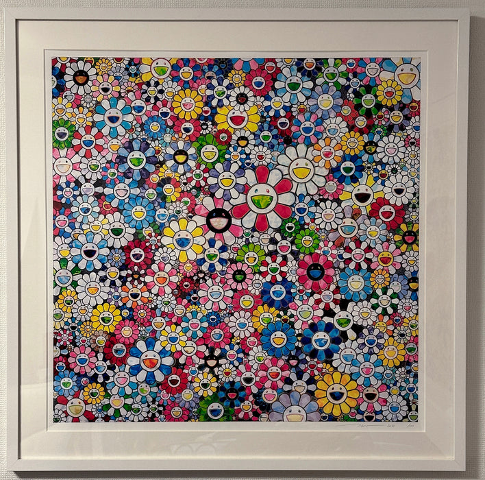 Flowers with Smiley Faces