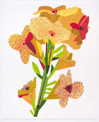 Jonas Wood - Yellow Flower, 2022
