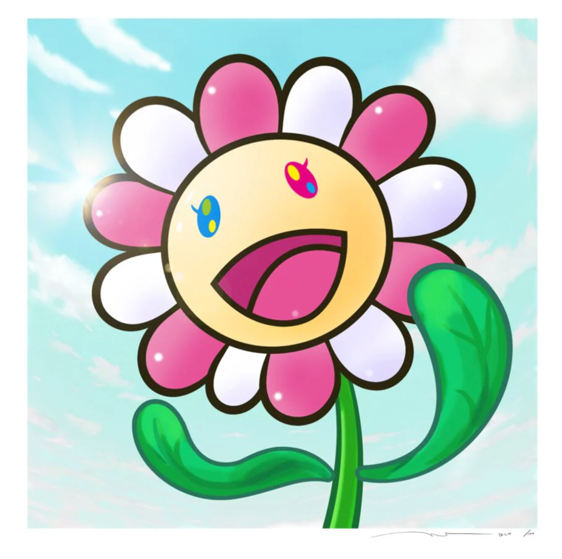 Murakami Flower #0085 Smiling Girl– Takaoka Art Murakami Flower #0085 Smiling Girl– Takaoka Art