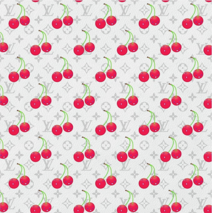 LV Cherry White Leather