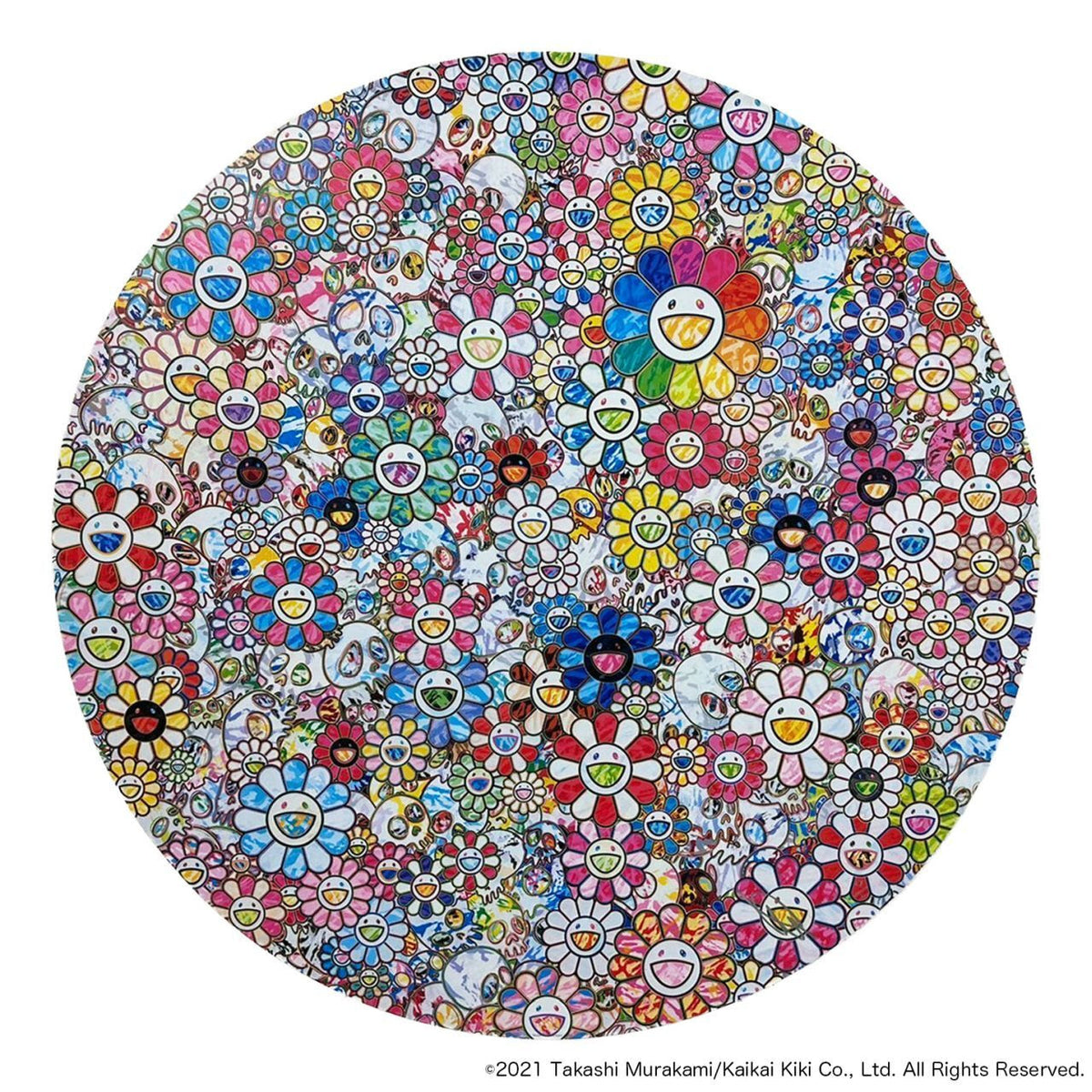 高い信頼 厚い信頼 Flower a in Paradise Field– Art Takaoka 版画