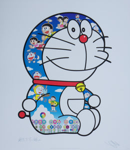 Doraemon Sitting Up: "A Pleasant Day Under The Blue Sky"