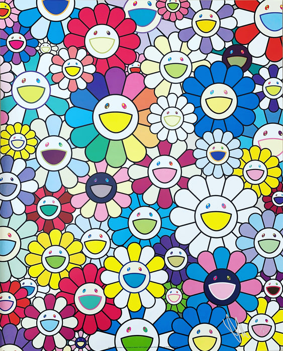 A Field of Flowers Seen from the Stairs to Heaven
