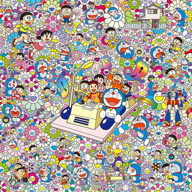 On an Endless Journey on a Time Machine with the Author Fujiko F. Fujio! (Lithograph)