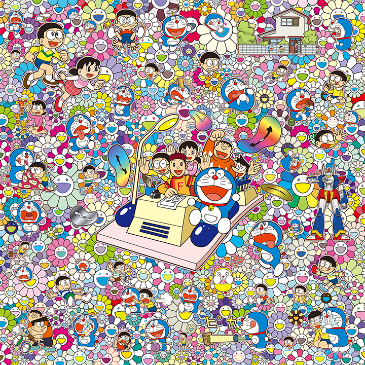 On an Endless Journey on a Time Machine with the Author Fujiko F. Fujio! (Lithograph)