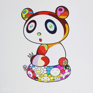 Panda-chan on a flower cushion, Bouncy Bounce