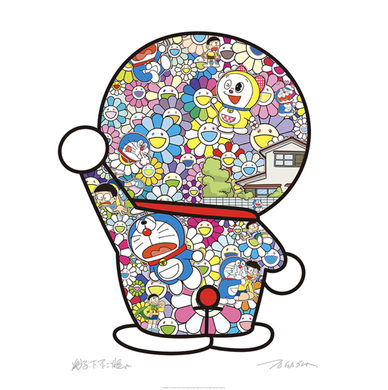 Doraemon in the Field of Flowers