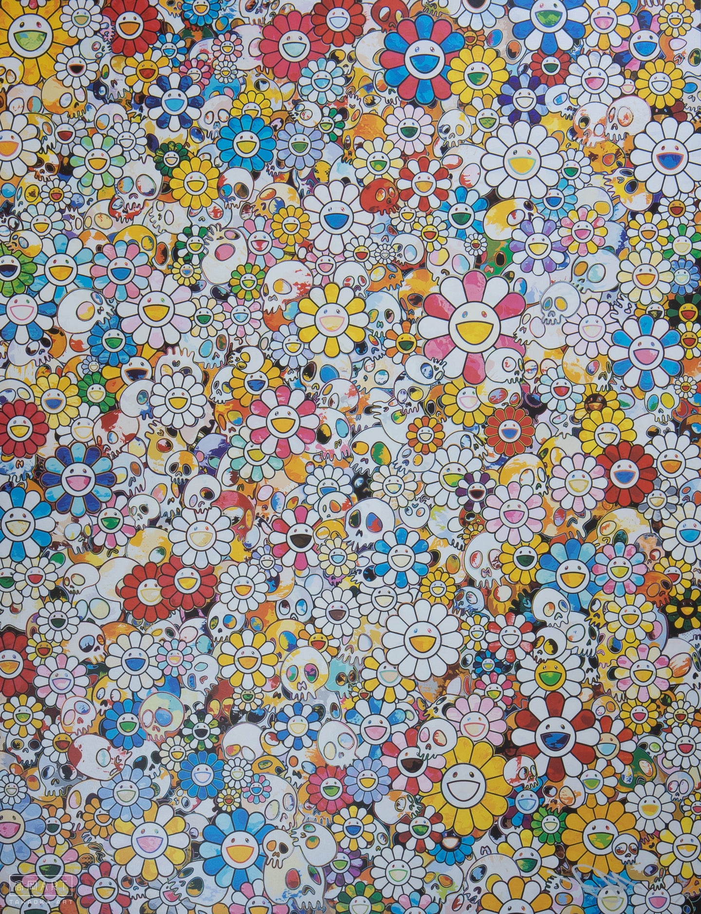 Skulls & Flowers Multicolor