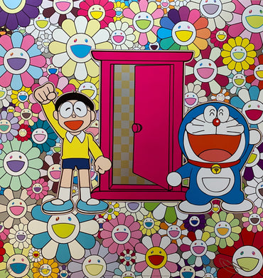 We Came to the Field of Flowers Through Anywhere door (Dokodemo Door) (Lithograph)