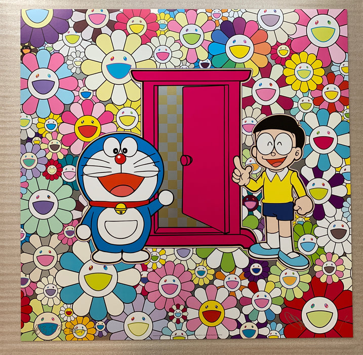 Anywhere Door (Dokodemo Door) in the Field of Flowers (Lithograph)